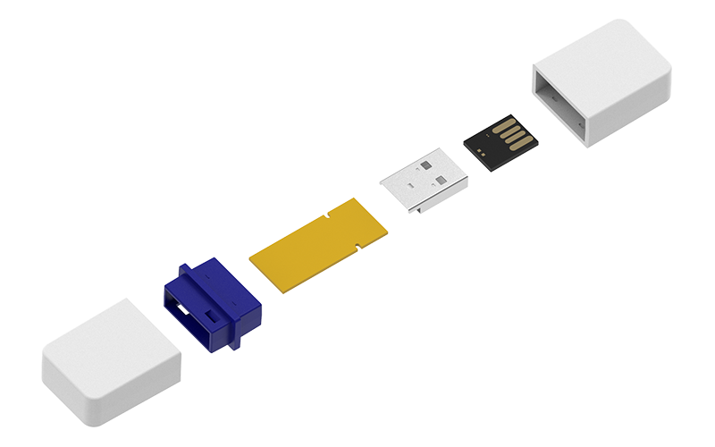 Domino USB Flash Drive | Exploded Diagram