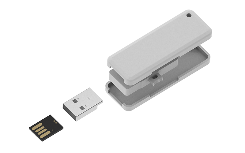 Slider USB Flash Drive | Exploded Diagram